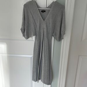 Metallic lightweight sweater dress from express sz small